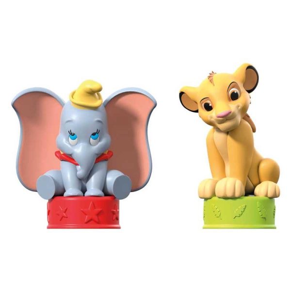 Clementoni Disney Baby Soft Clemmy: Simba & Dumbo Playset - Μαλακά Τουβλάκια & Βιβλιαράκι με Εικόνες