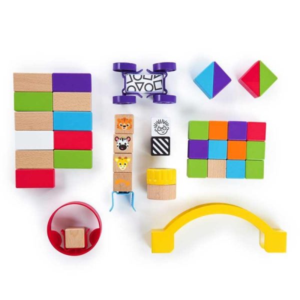 Hape Curious Creator Kit - Τουβλάκια Ξύλινα 40τμχ