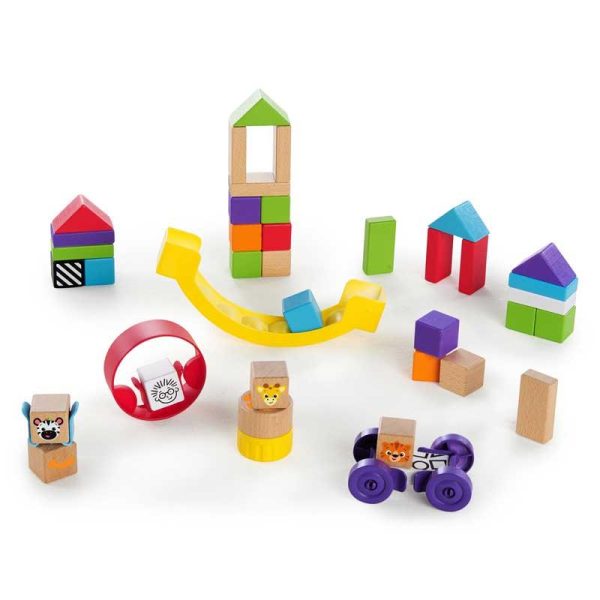 Hape Curious Creator Kit - Τουβλάκια Ξύλινα 40τμχ