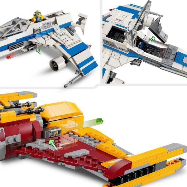 Lego Star Wars 75364: New Republic E-Wing vs Shin Hati's Starfighter