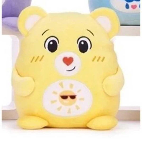 Care Bears Squashy Podgies - Μαλακό Λούτρινο Αρκουδάκι 20cm Κίτρινο