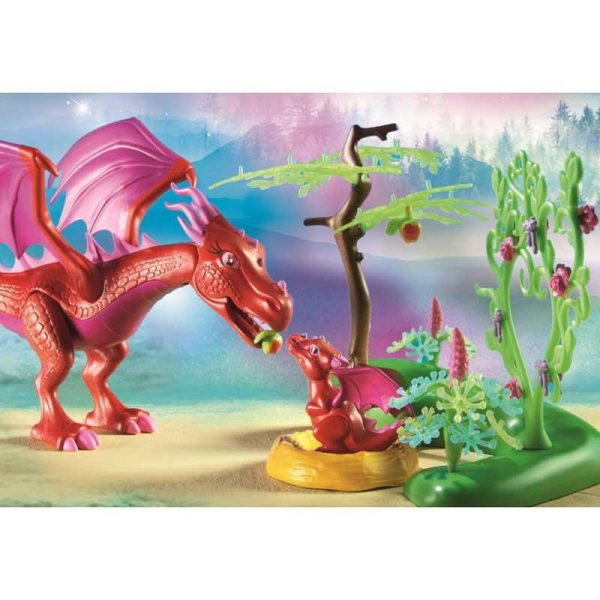 Playmobil Fairies 71586: Δρακομαμά Με Το Μικρό Της