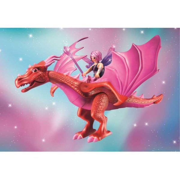 Playmobil Fairies 71586: Δρακομαμά Με Το Μικρό Της