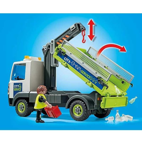 Playmobil City Action 71431: Όχημα Περισυλλογής Κάδων Ανακύκλωσης Γυαλιού