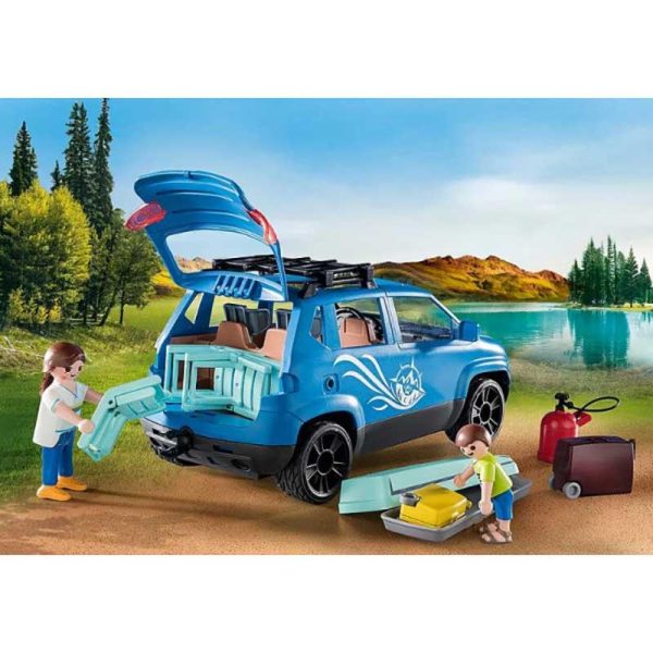 Playmobil Family Fun 71423: Οικογενειακές Διακοπές Με Ρυμουλκούμενο Τροχόσπιτο