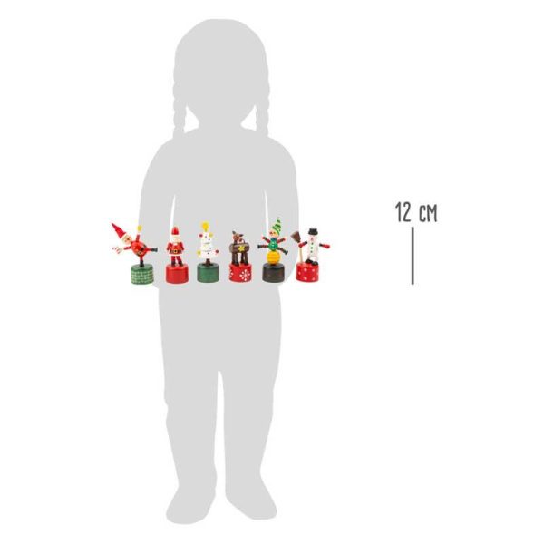 Small Foot - Ξύλινη Χριστουγεννιάτικη Φιγούρα 12cm (Διάφορα Σχέδια) 1τμχ