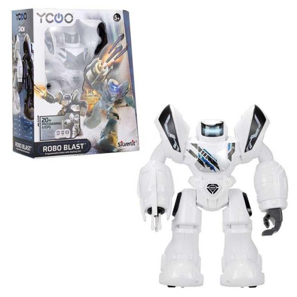 Silverlit Ycoo Robo Blast - Τηλεκατευθυνόμενο Ρομπότ Λευκό
