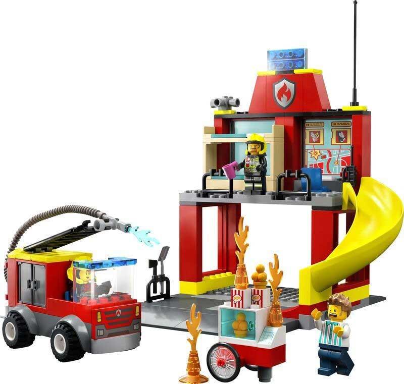 Lego City 60375: Πυροσβεστικός Σταθμός & Όχημα
