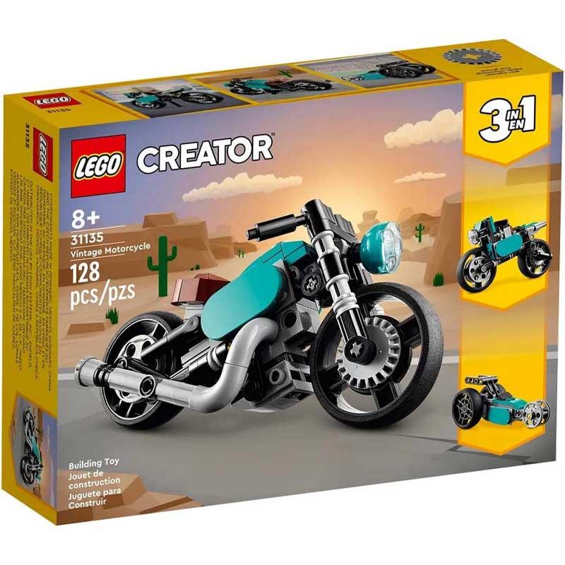 Lego Creator 3-in-1 31135: Μοτοσυκλέτα Παλιάς Εποχής
