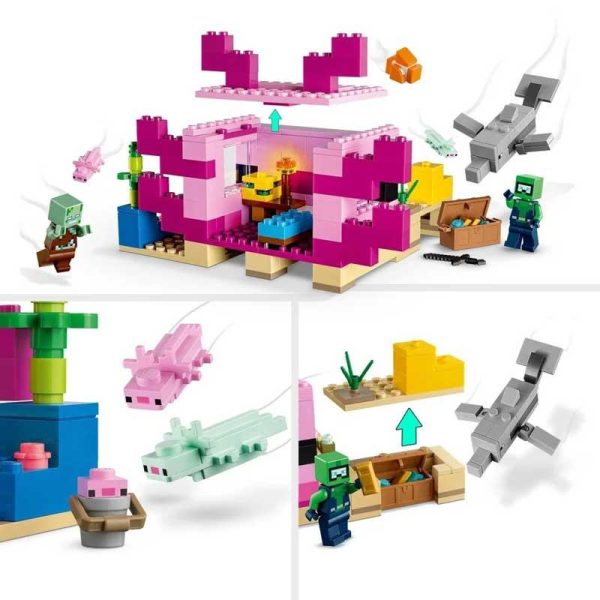 Lego Minecraft 21247: The Axolotl House
