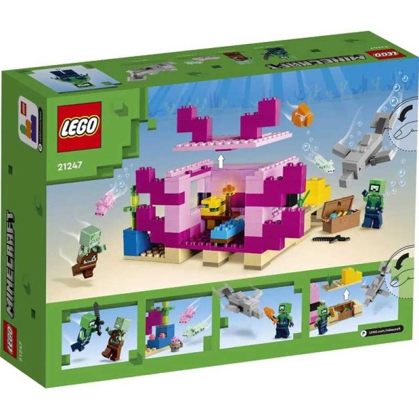 Lego Minecraft 21247: The Axolotl House