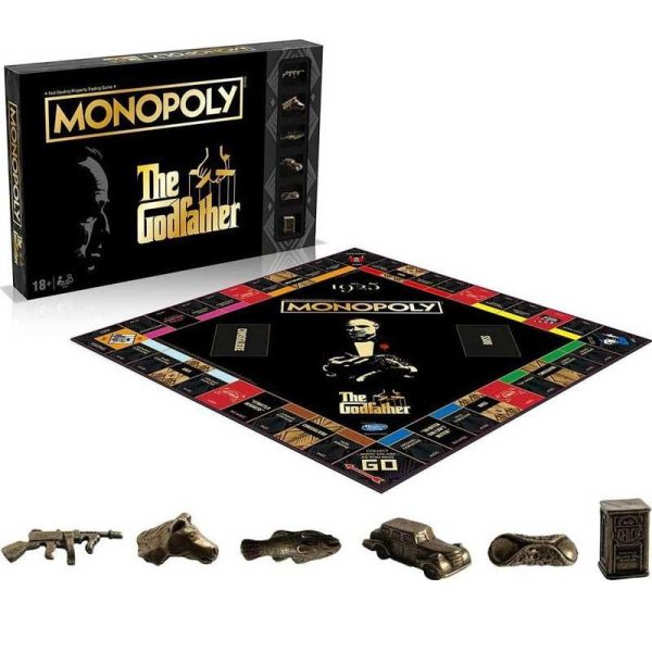 Winning Moves: Monopoly The Godfather - Επιτραπέζιο Παιχνίδι (Αγγλική Γλώσσα)