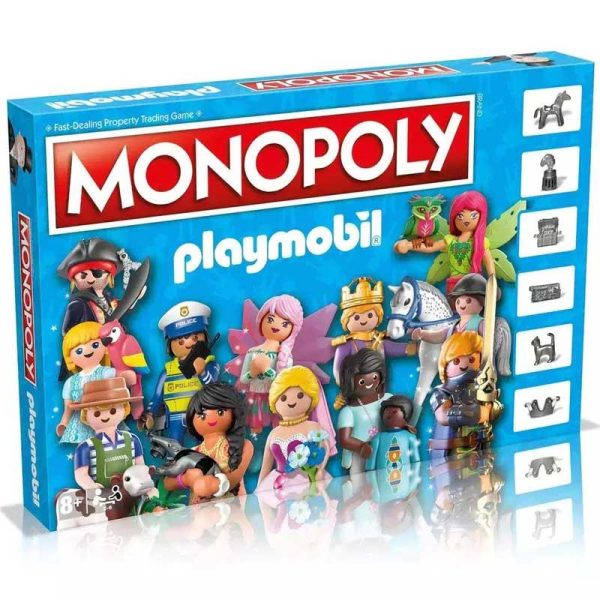 Winning Moves: Monopoly Playmobil - Επιτραπέζιο Παιχνίδι (Αγγλική Γλώσσα)