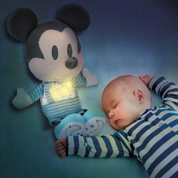 Baby Clementoni Baby Mickey Goodnight Plush - Λούτρινο 32cm με Φως και Μελωδίες