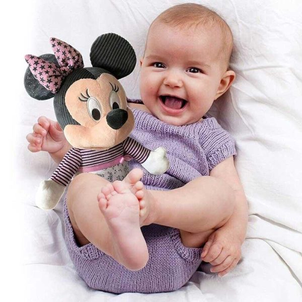 Baby Clementoni Baby Minnie Goodnight Plush - Λούτρινο 32cm με Φως και Μελωδίες