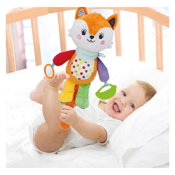 Baby Clementoni Happy Fox - Λούτρινο Αλεπού για Νεογέννητα