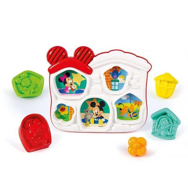Baby Clementoni Disney Baby Shape Sorter House - Εκπαιδευτικό Παιχνίδι με Σφηνώματα