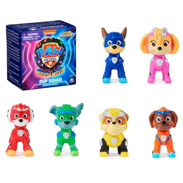 Paw Patrol The Mighty Movie Pup Squad Surprise Box - Κουτί με Φιγούρα Έκπληξη 5εκ. (1τμχ)