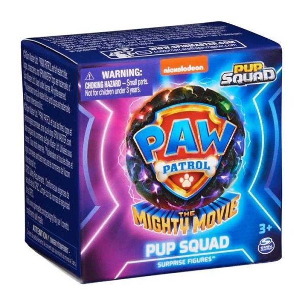 Paw Patrol The Mighty Movie Pup Squad Surprise Box - Κουτί με Φιγούρα Έκπληξη 5εκ. (1τμχ)