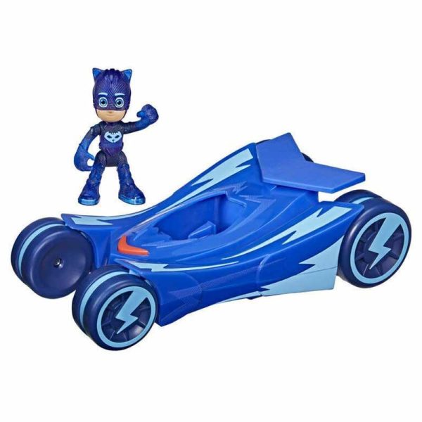 PJ Masks Glow and Go Racer - Όχημα με Φιγούρα CatBoy