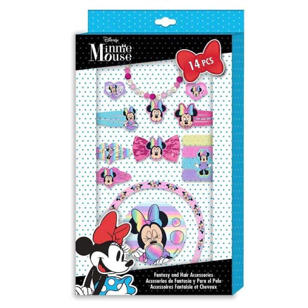 Disney Minnie Mouse Σετ με 14 Αξεσουάρ Ομορφιάς
