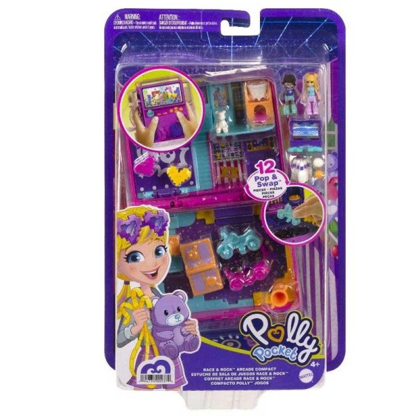 Polly Pocket Race & Rock Compact