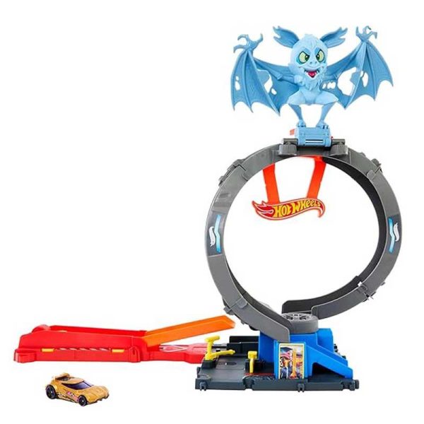 Hot Wheels Bat Loop Attack - Πίστα Νυχτερίδα με Αυτοκινητάκι