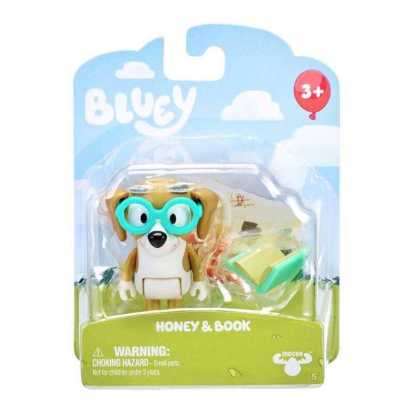 Bluey Honey & Book - Σετ με Φιγούρες 2τεμ.