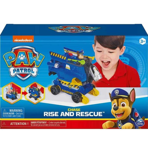Paw Patrol Rise and Rescue - Όχημα και Φιγούρα Chase