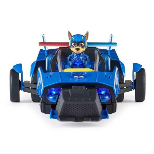 Paw Patrol The Mighty Movie - Chase Transforming Cruiser - Όχημα με Φιγούρα Chase