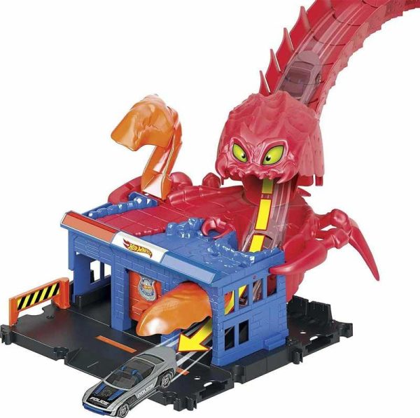 Hot Wheels City Scorpion Flex Attack - Πίστα με Αυτοκινητάκι