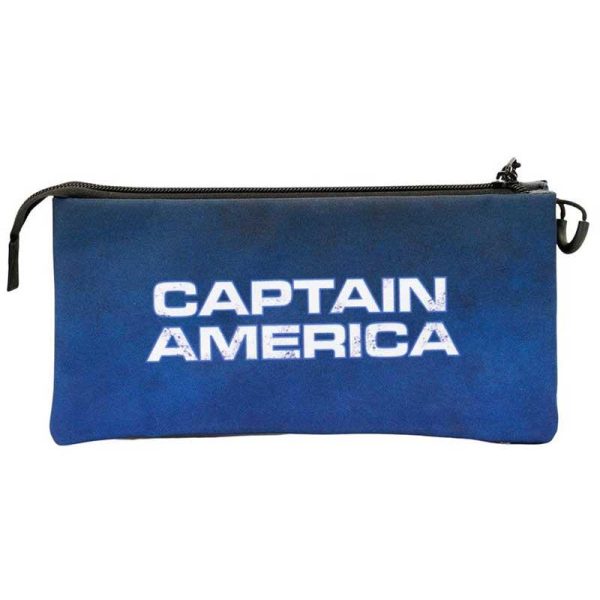 Marvel Captain America Triple Pencil Case - Κασετίνα 21 x 8 x 5,5 cm