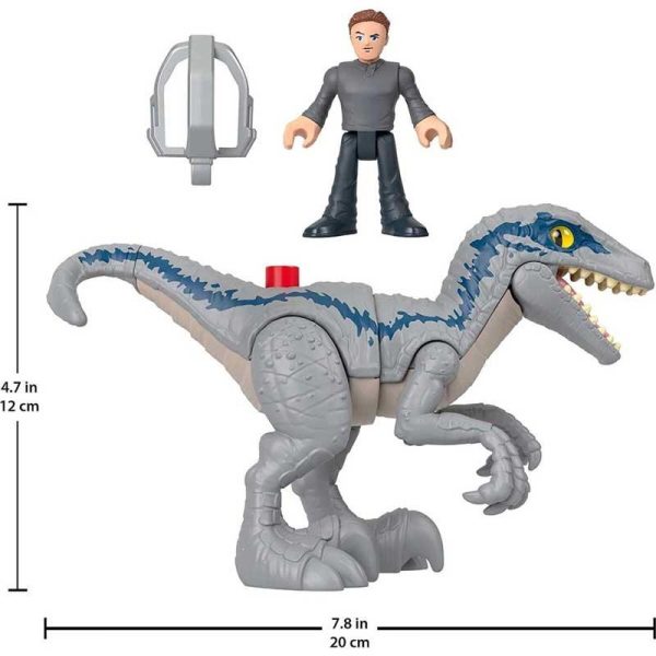 Imaginext Jurassic World BreakOut: Blue & Owen Grady με Κίνηση