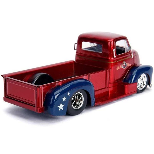 DC Bombshells Wonder Woman & 1952 Chevy Coe Pickup - Μεταλλικό Όχημα 1:24 - Jada Toys