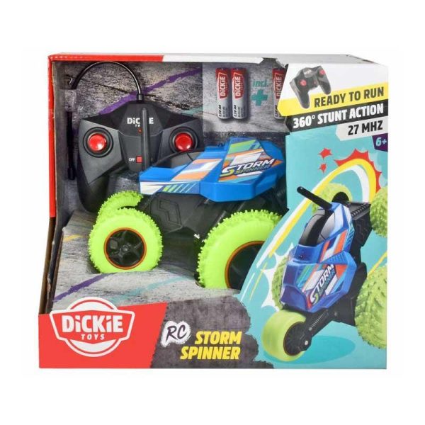 Dickie Toys R/C Storm Spinner - Τηλεκατευθυνόμενο Αυτοκίνητο 4x4 24εκ.