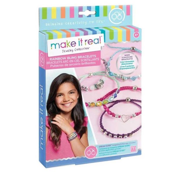 Make It Real Rainbow Bling Bracelets - Σετ Κατασκευής Κοσμημάτων
