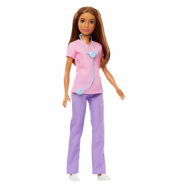 Barbie You Can Be Anything - Κούκλα Γιατρός Μελαχροινή #HBW99