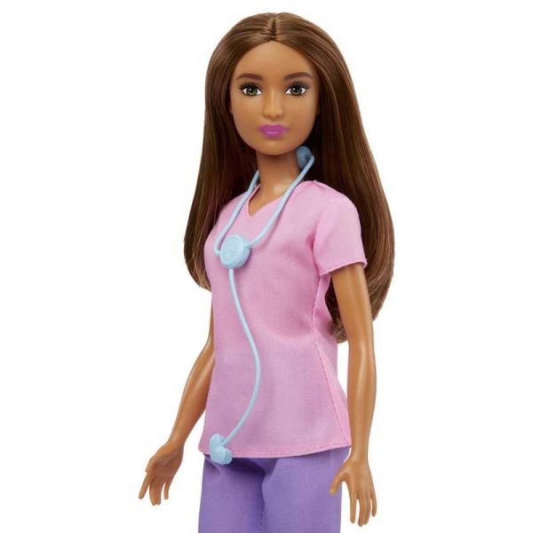 Barbie You Can Be Anything - Κούκλα Γιατρός Μελαχροινή #HBW99