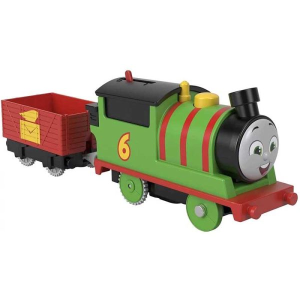 Thomas & Friends - Μηχανοκίνητο Τρένο Με Βαγόνι Percy