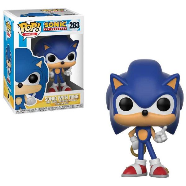 Funko Pop! Games: Sonic The Hedgehog 283 - Sonic With Ring