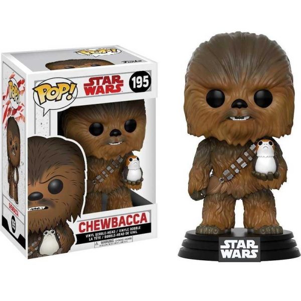 Funko POP! Star Wars 195 - Chewbacca with Porg