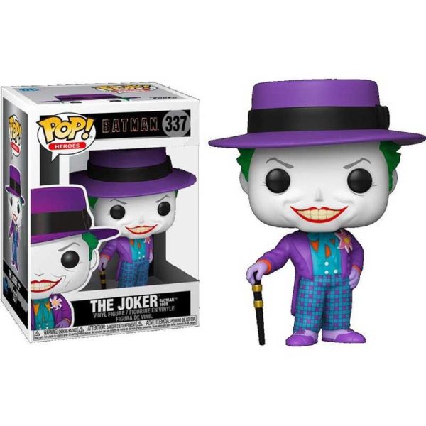 Funko Pop! Heroes: Batman (1989) 337 - The Joker with Hat