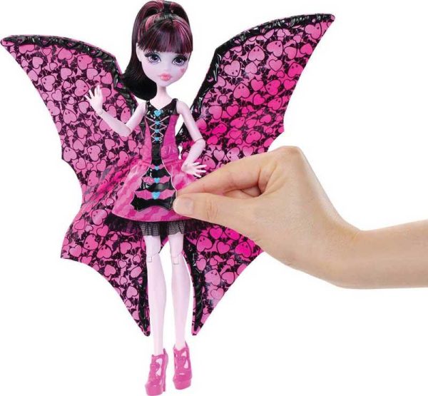 Monster High Draculaura Ghoul-to-Bat Transformation Doll #DNX65