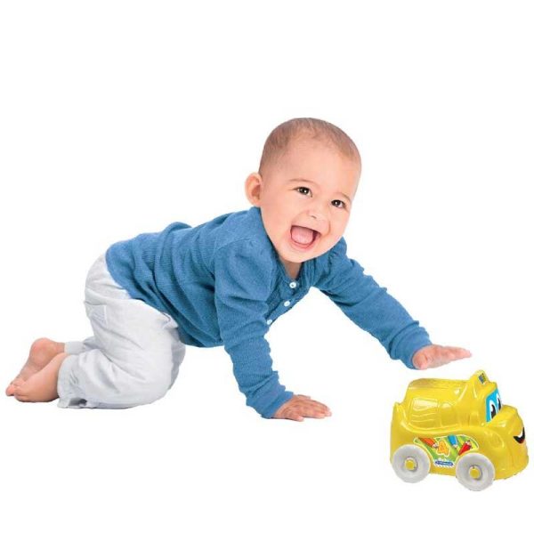 Baby Clementoni Fun Vehicles - Εκπαιδευτικό Παιχνίδι Πυραμίδα με Αυτοκίνητα