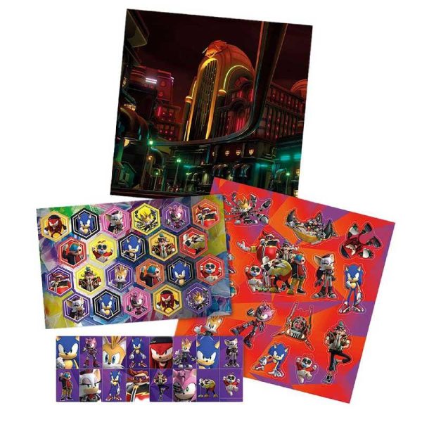 Sonic The Hedgehog Sticker Set με Αυτοκόλλητα