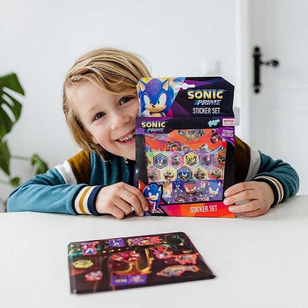 Sonic The Hedgehog Sticker Set με Αυτοκόλλητα