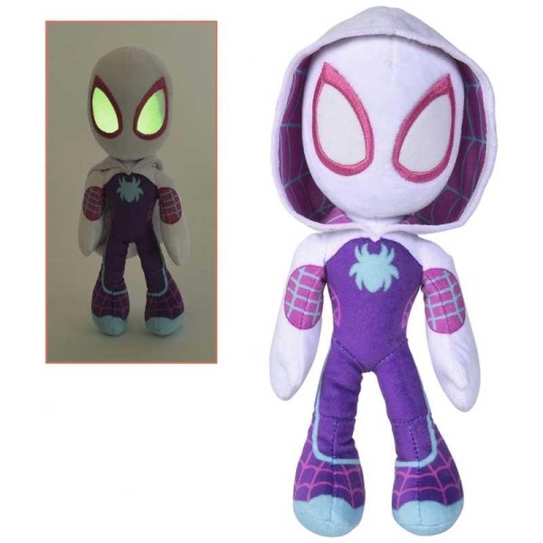 Λούτρινο Marvel Ghost Spider Glow in The Dark Eyes 25cm - Simba Toys