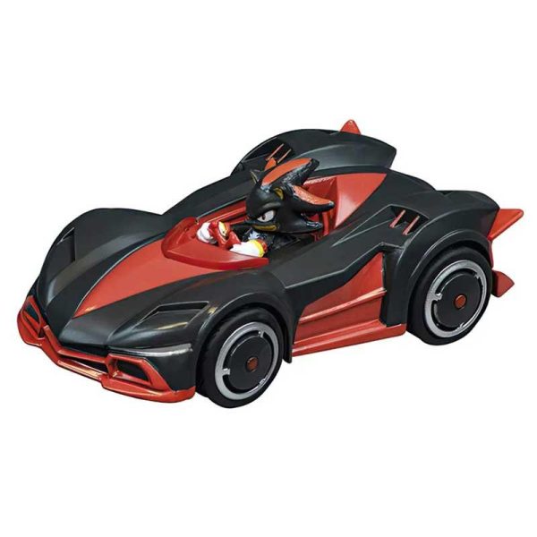 Carrera Pull Speed Team Sonic Racing - Αυτοκινητάκι Sonic Shadow Red/Black Pull-back 8cm