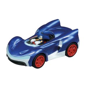 Carrera Pull Speed Team Sonic Racing - Αυτοκινητάκι Sonic Blue Pull-back 8cm