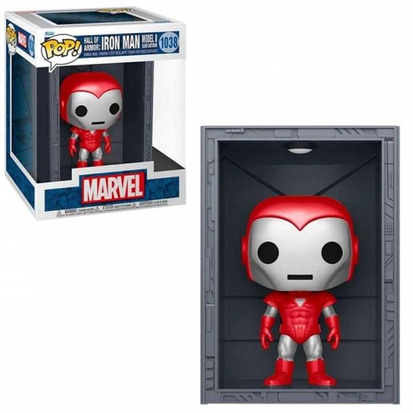 Funko Pop! Deluxe : Marvel 1038 - Hall Of Armor: Iron Man Model 8 Silver Centurion Special Edition (Exclusive)